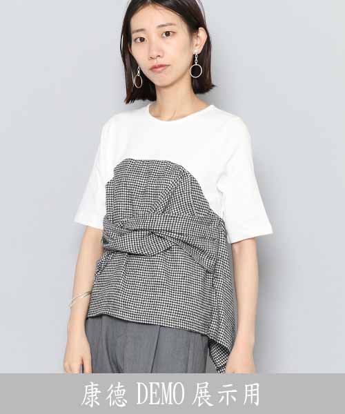 [ 康德展示- 店家 SOP ] Bustier Combination T-Shirt (Half Sleeve)